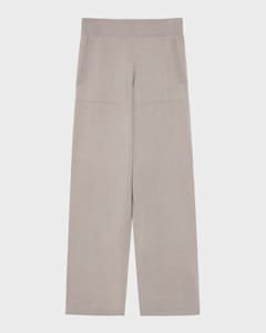 Neiman Marcus Cashmere Collection Cashmere Straight-Leg Knit Pants | Neiman  Marcus