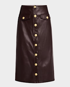 Tahari faux suede skirt on sale