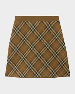 Burberry a line skirt discount