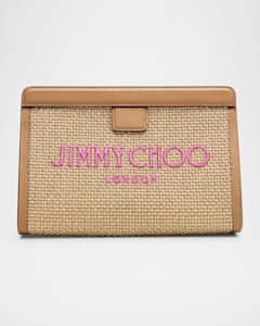 Jimmy Choo Sweetie Triple Degrade Glitter Clutch Bag