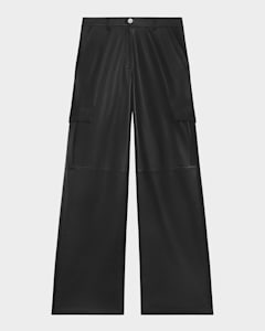 Theory five pocket leather pants online
