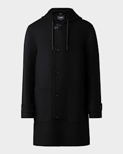 Mackage Men s Wool Topcoat with Removable Down Bib Neiman Marcus