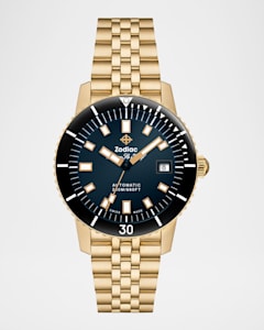 ZODIAC Men s Super Sea Wolf Compression Automatic Bracelet Watch 40mm Neiman Marcus