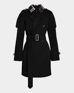 Burberry Check Long-Sleeve Belted Shirtdress | Neiman Marcus Burberry Check Long-Sleeve Belted Shirtdress | Neiman Marcus