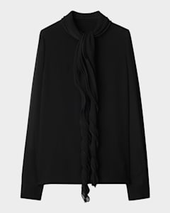 Ulla Johnson Florian Floral-Print Silk Blouse | Neiman Marcus