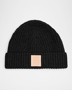 Loewe Blurred Logo Wool Beanie | Neiman Marcus
