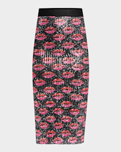 Le Superbe Flori Culture Pleated Skirt main image 1