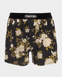 Versace Two-Pack Greca Border Long Boxer Trunks | Neiman Marcus