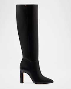 Prada knee high moto boots new arrivals
