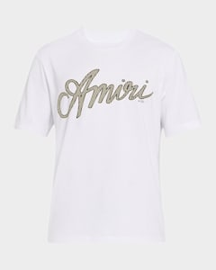 Amiri Washed Shotgun Tee in Black | FWRD