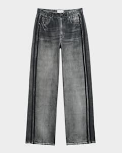 Versace wide-leg Cargo Jeans | Blue | FARFETCH