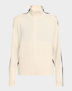 CASABLANCA Colorblock Oversized Track Jacket | Neiman Marcus
