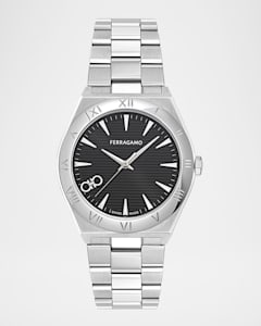 Ferragamo Men's Urban Chrono Silicone Strap Watch, 43mm