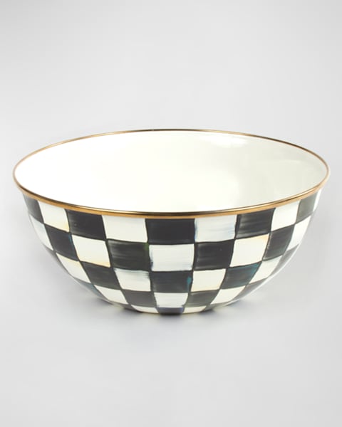 Courtly Check Enamel Simply Anything Bowl