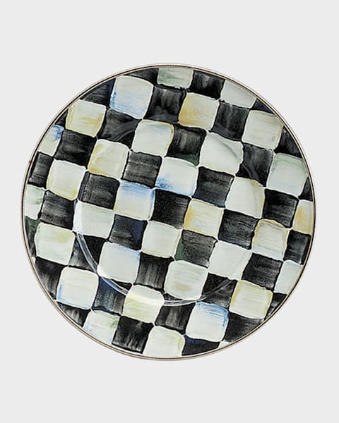 Royal Check Dinner Plate