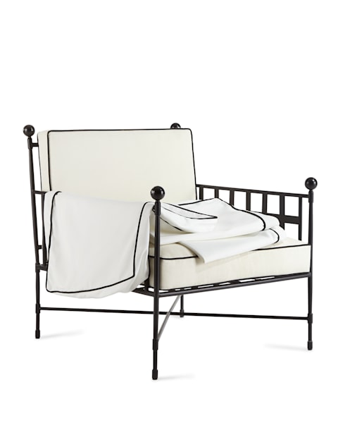 Avery Neoclassical Chaise Replacement Cover