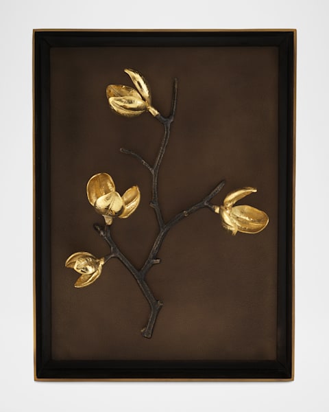 Beaded Peony Shadow Box