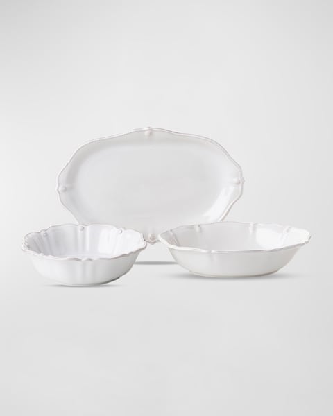 Berry & Thread Whitewash Hostess Tray - By Juliska main image 0