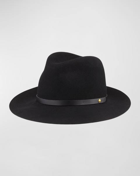 Janessa Leone Aiden Straw Cowboy Hat Black M NWT READ $298 Janessa Leone Aiden Straw Cowboy Hat in Black | Lyst main image 4