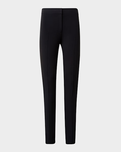 THE ROW Thilde Slit-Front Skinny Pants | Neiman Marcus