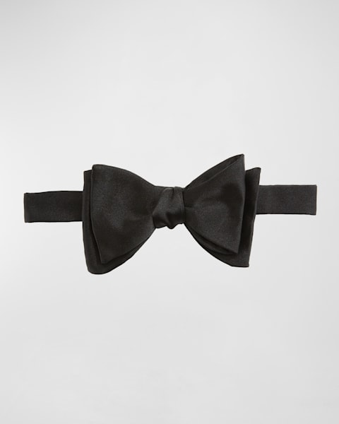 Men's Large Silk Bow Tie