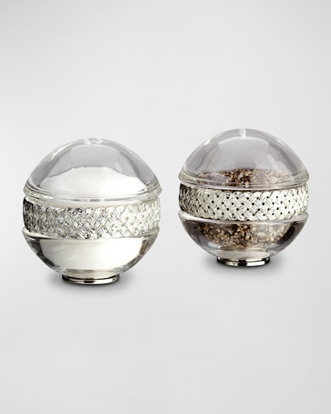 MacKenzie-Childs Cardinal Toile Salt & Pepper Shaker Set | Neiman