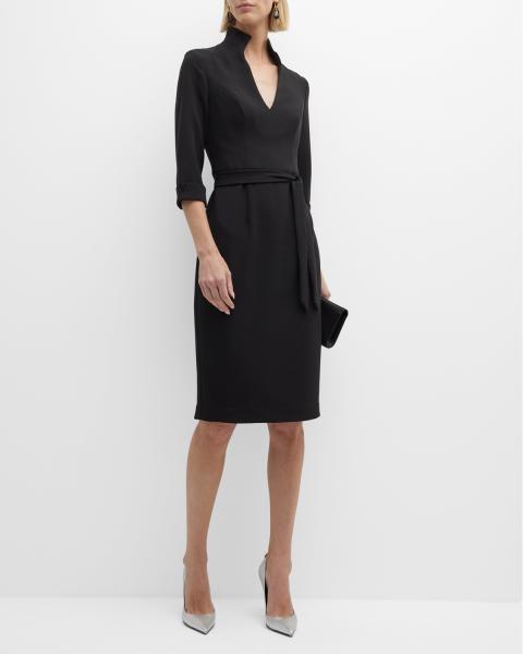 jackie o cocktail dress Black Halo Classic Jackie O Sheath Dress in Eclipse