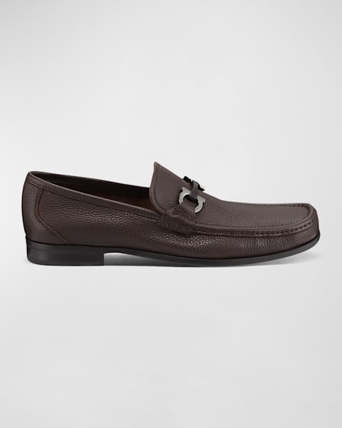 【関税込み】FERRAGAMO Benedict' loafers Ferragamo Men's Benedict Gancio Leather Loafers | Neiman Marcus