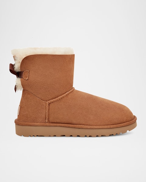 UGG Chillapeak Suede Shearling Classic Boots | Neiman Marcus