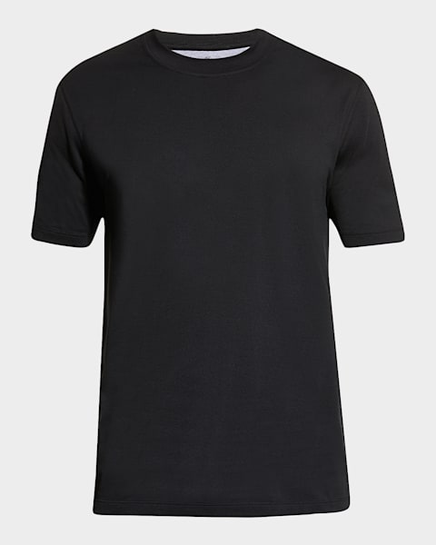 BRUNELLO CUCINELLI Tシャツ・カットソー ブラック系 Brunello Cucinelli Cotton Jersey Paris T-Shirt | Saks Fifth
