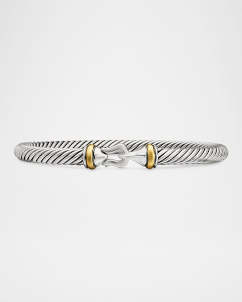 David Yurman 7mm Cable Bracelet with Diamonds & Topaz