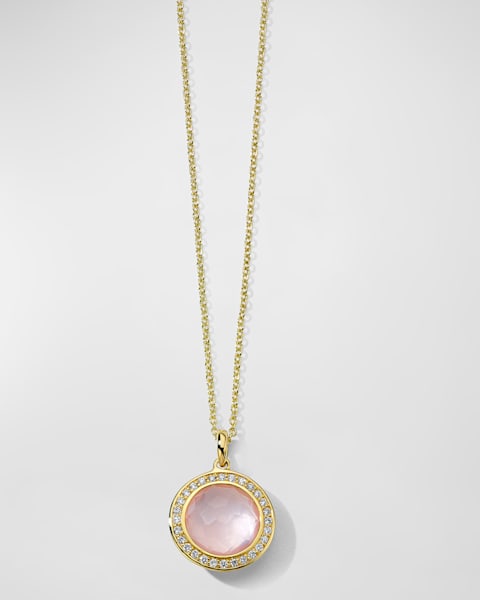 Ippolita 18K Gold Rock Candy Teardrop Pendant in Green Gold