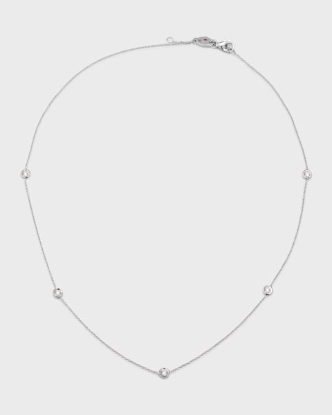 14k Yellow Gold Petite Nude Diamond Solo Lariat