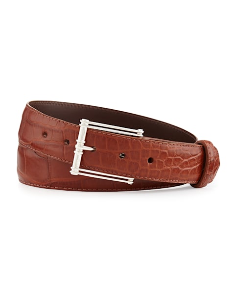 VALENTINO GARAVANI ベルト Valentino Garavani Men's Leather V Logo Buckle Belt | Neiman