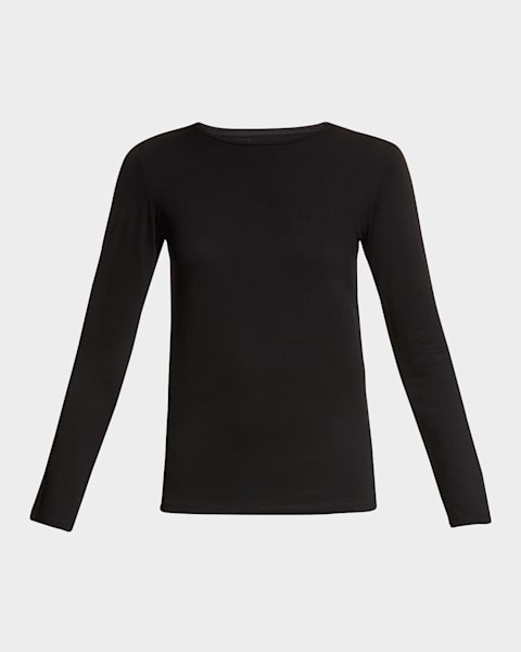 Tシャツ・カットソー MAJESTIC FILATURES Linen long-sleeved shirt (S25M011 104) E12-011_BLANC_1_1400x.jpg?v=
