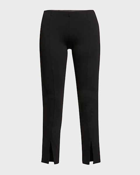Gala Wide-Leg Crepe Pants