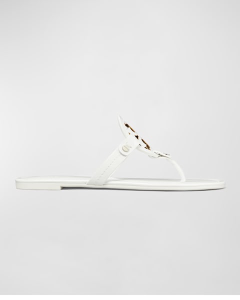 Miller Pave Medallion Thong Sandals
