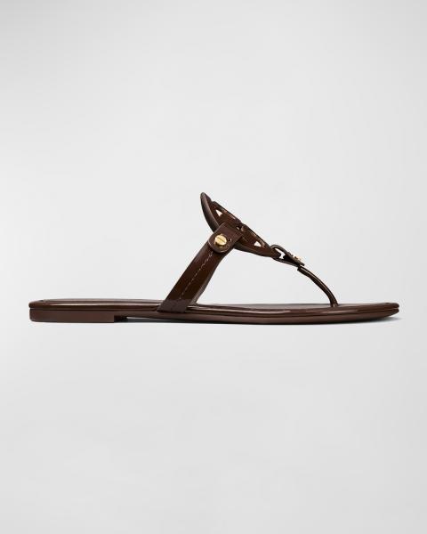Tory Burch Miller Pave Medallion Thong Sandals Size 6.5 Tory Burch Miller Pave Medallion Thong Sandals | Neiman Marcus main image 2