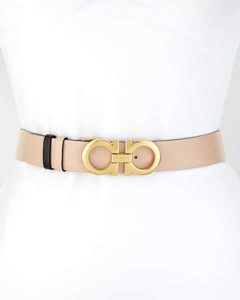 YSL Buckle Leather Belt 