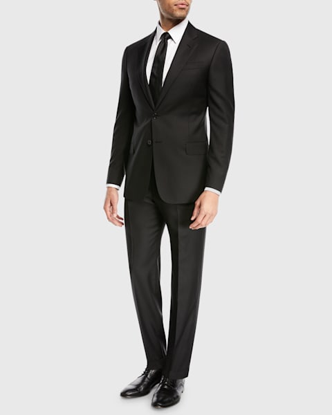3562 EMPORIO ARMANIスーツ Emporio Armani Super 130s Wool Two-Piece Classic Fit Suit | Neiman