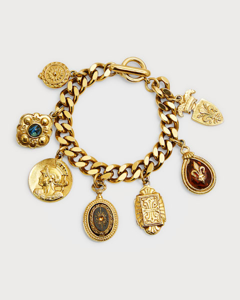 24k Gold Electroplate Chain Ankle Bracelet