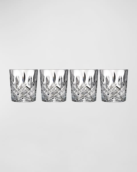 Cut Martini Glasses, Set of 4