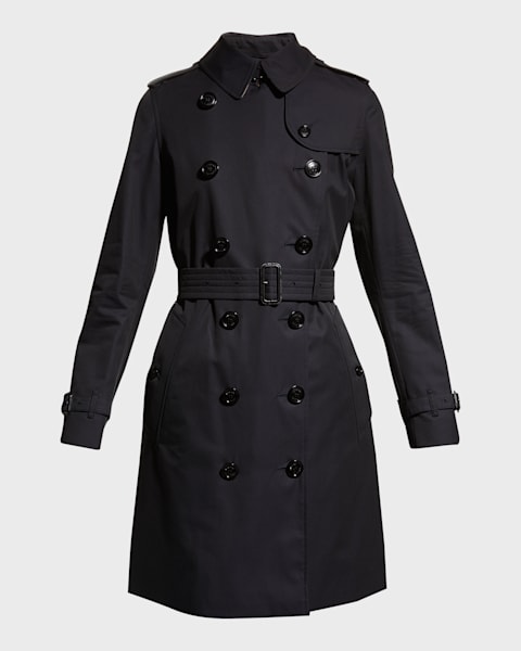 Burberry Kensington Heritage Belted Long Trench Coat