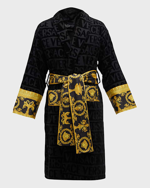 Majestic International Men's Crossroads Jacquard Shawl Robe | Neiman Marcus