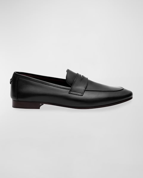Miu Miu Leather Coin Penny Loafers | Neiman Marcus