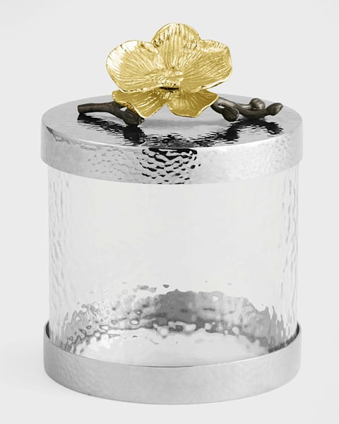 Michael Aram Gold Orchid Medium Canister | Neiman Marcus