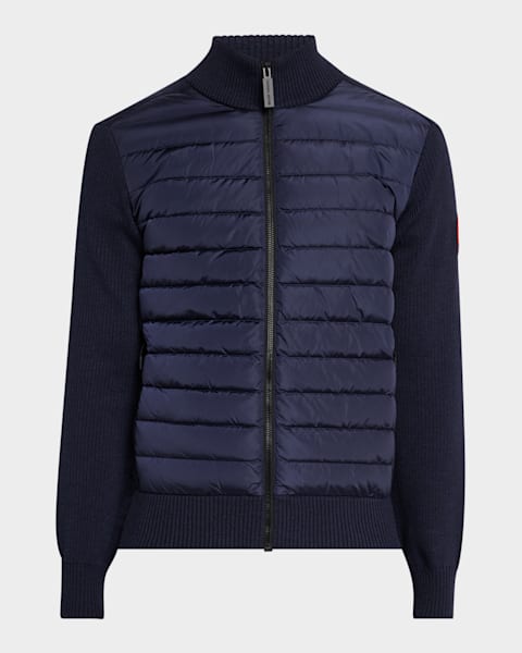 MONGLER® L メンズ MONGLER® L メンズ Moncler Men's Full-Zip Twill Overshirt | Neiman