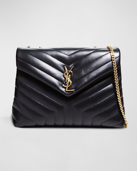 商品画像：Saint Laurent Niki Medium Flap YSL Shoulder Bag in Crinkled 4