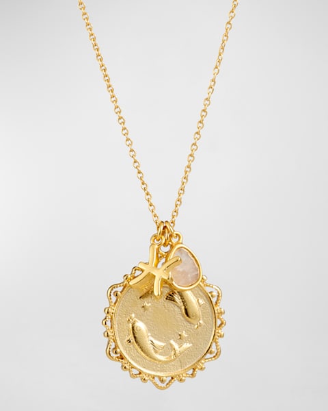 Tai New Zodiac Charm Necklace | Neiman Marcus