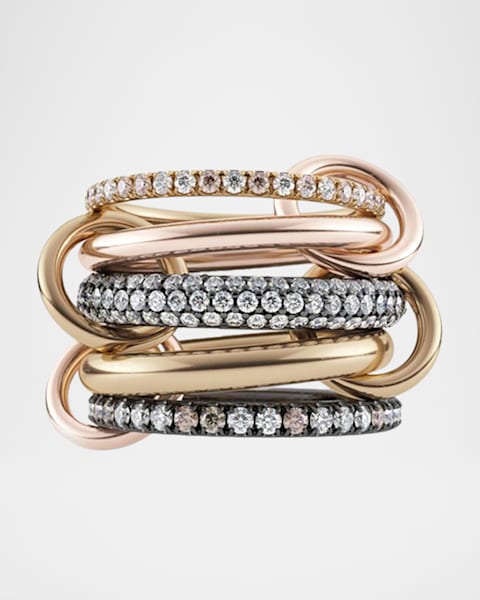 Vega Blanc Two-Tone Ring w/ Diamonds